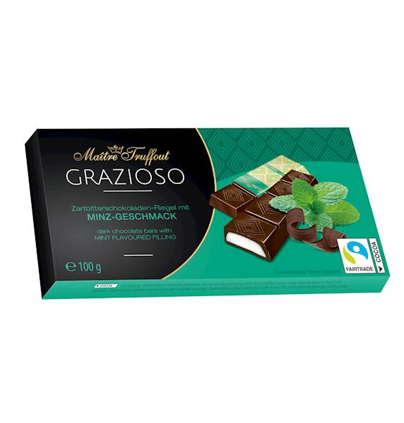 GRAZIOSO CZEKOLADKI MIĘTOWE 100G 