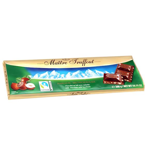 MAITRE CZEKOLADA MLECZNA Z ORZECHAMI 300G