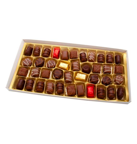 MAITRE TRUFFOUT BOMBONIERKA Z RÓŻĄ 400G