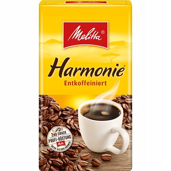 MELITTA HARMONIE ENTKOFFEINIERT KAWA MIELONA 500G