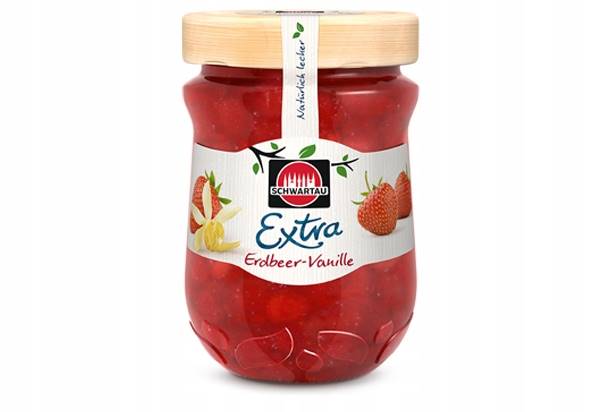 SCHWARTAU TRUSKAWKA Z VANILIA 340G