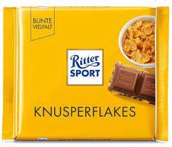 RITTER SPORT KNUSPERFLAKES CZEKOLADA 100G