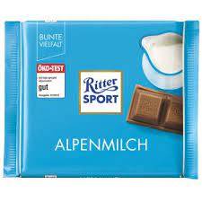 RITTER SPORT ALPENMILCH  CZEKOLADA 100G