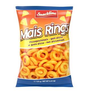 MAIS RINGS CHIPSY O SMAKU PIZZY 125G