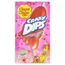 Chupa chups crazy dips truskawka 14g