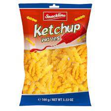 Chipsy frytki o smaku ketchupu 100g