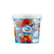 Wata cukrowa Smerfy wiaderko 50g