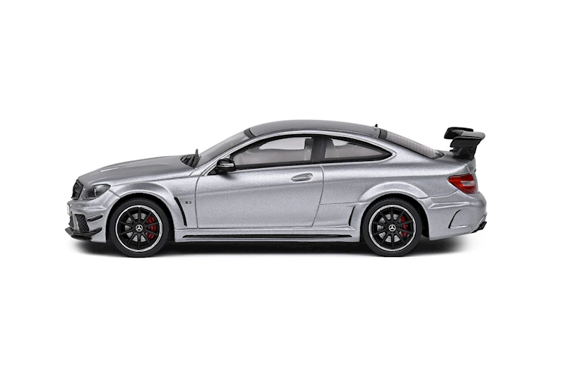 SOLIDO 1:43 MERCEDES W204 C63 AMG BLACK SERIES GRAY METALLIC 2011