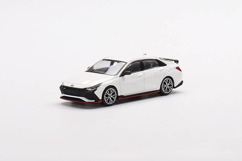 MINI GT 1:64 HYUNDAI ELANTRA N CERAMIC WHITE 2021