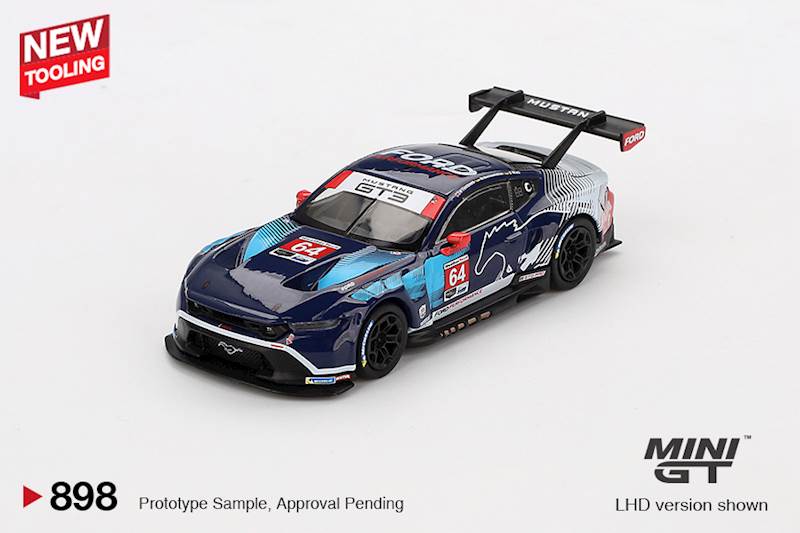 MINI GT 1:64 FORD MUSTANG GT3 #64 FORD MULTIMATIC MOTORSPORTS DAYTONA 24 HRS