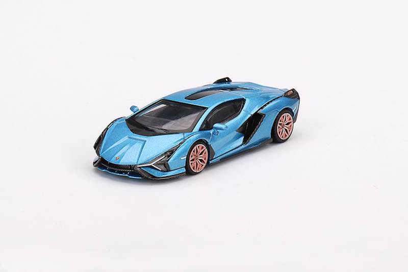 MINI GT 1:64 LAMBORGHINI SIAN FKP 37 BLUE AEGIR 2020