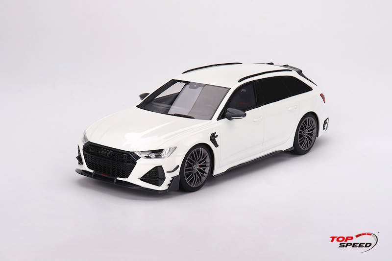TOP SPEED 1:18 AUDI RS6-R ABT GLACIER WHITE METALLIC 2023