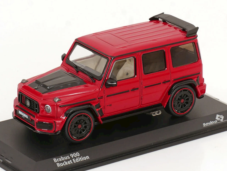 SOLIDO 1:43 MERCEDES G BRABUS 900 ROCKET EDITION RED 2022