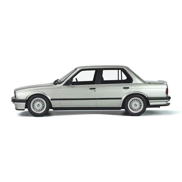 OTTO MOBILE 1:18 BMW E30 325I SEDAN STERLING SILVER METALLIC 1988