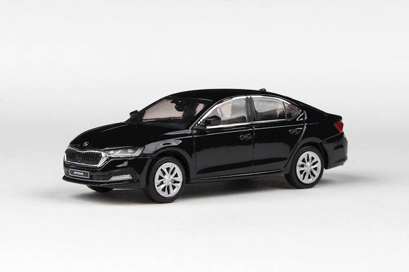 ABREX SKODA 1/43 OCTAVIA IV BERLINE 2020 BLACK METALLIC