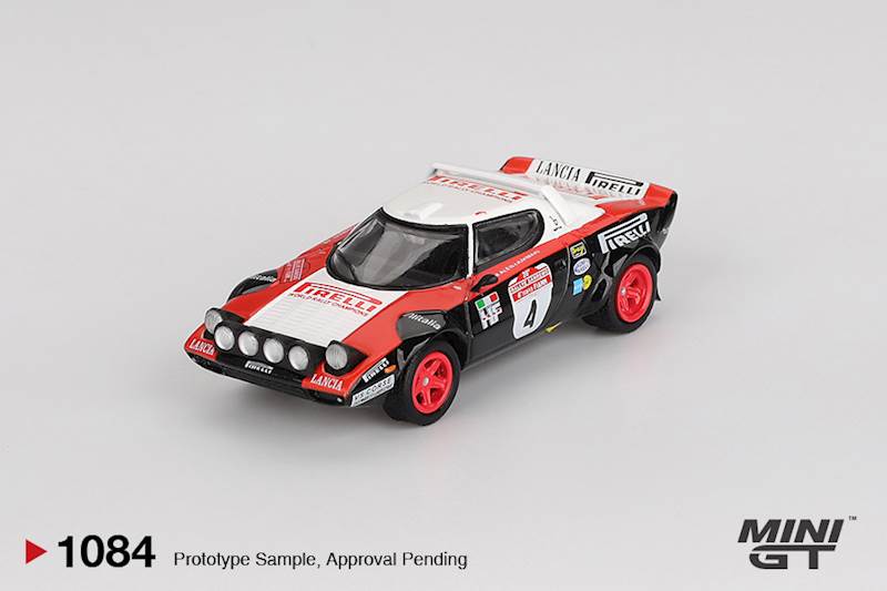 MINI GT 1:64 LANCIA STRATOS HF #4 RALLY SANREMO WINNER 1978 BLISTER