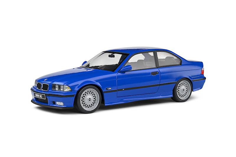 SOLIDO 1:18 BMW E36 COUPE M3 SANTORIN BLUE 1996