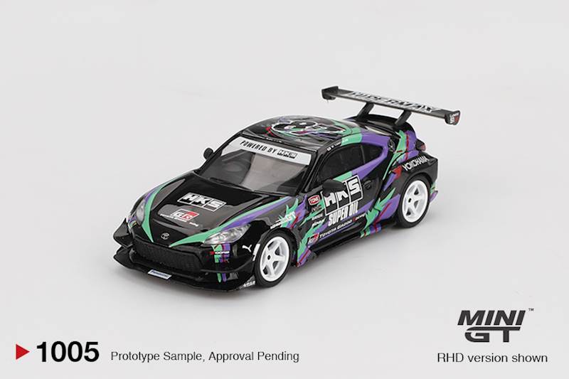 MINI GT 1:64 TOYOTA GR86 HKS TYPE R 2022 TOKYO AUTO SALON