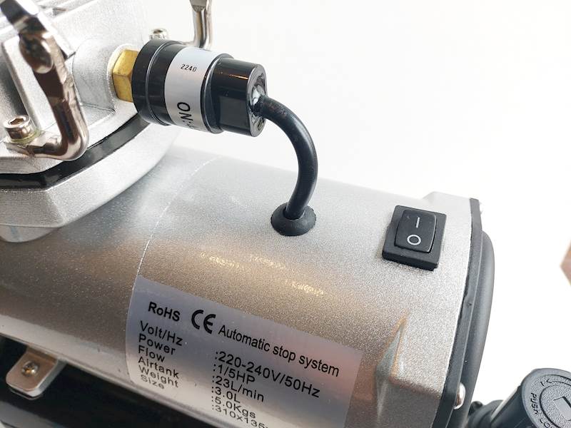 FINE-ART FA-20T Kompresor bezolejowy 20TPL z filtrem