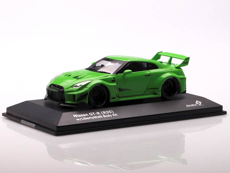 SOLIDO 1:43 NISSAN GT-R R35 LBWK 2020 GREEN