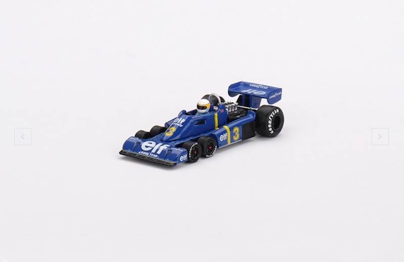 MINI GT 1:64 TYRRELL P34 #3 JODY SCHECKTER SWEDISH GP WINNER 1976