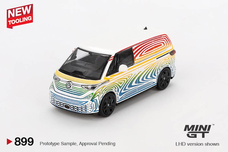 MINI GT 1:64 VOLKSWAGEN VW ID.BUZZ PROTOTYPE RAINBOW 2022