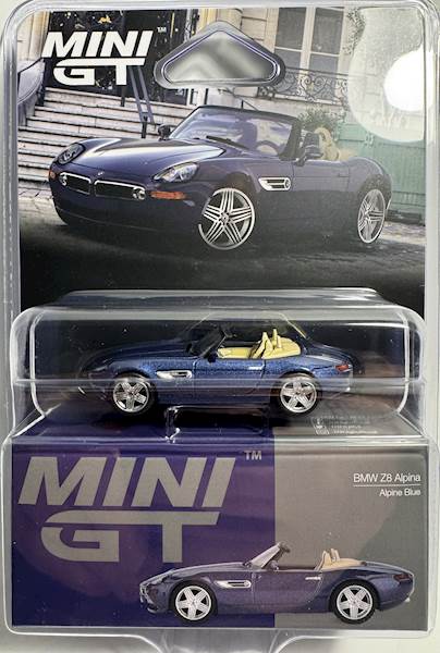 MINI GT 1:64 ALPINA BMW Z8 ALPINA BLUE 2003 (BLISTER)