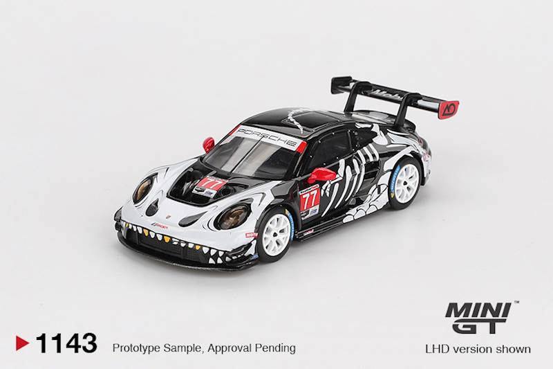 MINI GT 1:64 PORSCHE 911 (992) GT3 R #77 AO RACING 2025 IMSA PETIT LE MANS