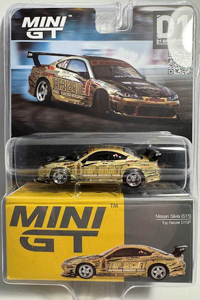 MINI GT 1:64 NISSAN SILVIA S15 TOP SECRET D1GP 1999 (BLISTER)