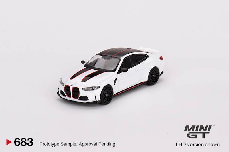 MINI GT 1:64 BMW M4 CSL ALPINE WHITE