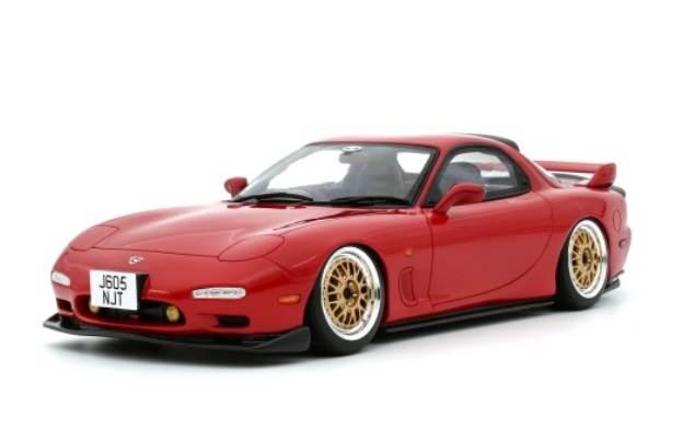 OTTO MOBILE 1:18 MAZDA RX7 KHYZYL SALEEM RED 2020