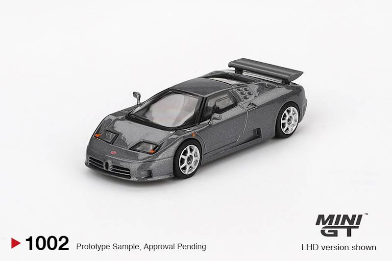 MINI GT 1:64 BUGATTI EB110 SUPER SPORT GRIGIO SCURO 1995