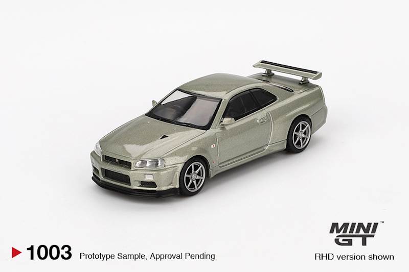 MINI GT 1:64 NISSAN SKYLINE GT-R (R34) V-SPEC II NÜR MILLENIUM JADE 2002
