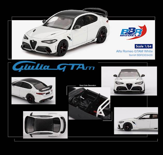 BBR 1:64 ALFA ROMEO GIULIA GTAm 2021