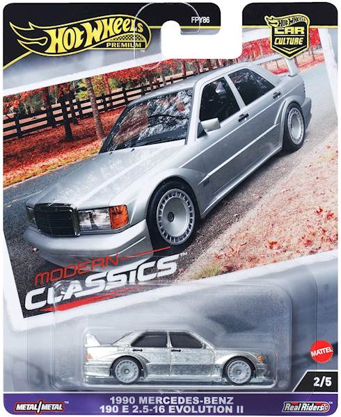 HOT WHEELS PREMIUM MODERN CLASSICS 1990 MERCEDES-BENZ 190E 2.5 16 EVO 2
