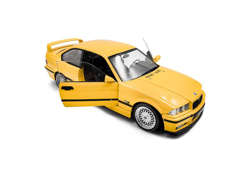 SOLIDO 1:18 BMW E36 COUPE M3 DAKAR YELLOW GELB 1991