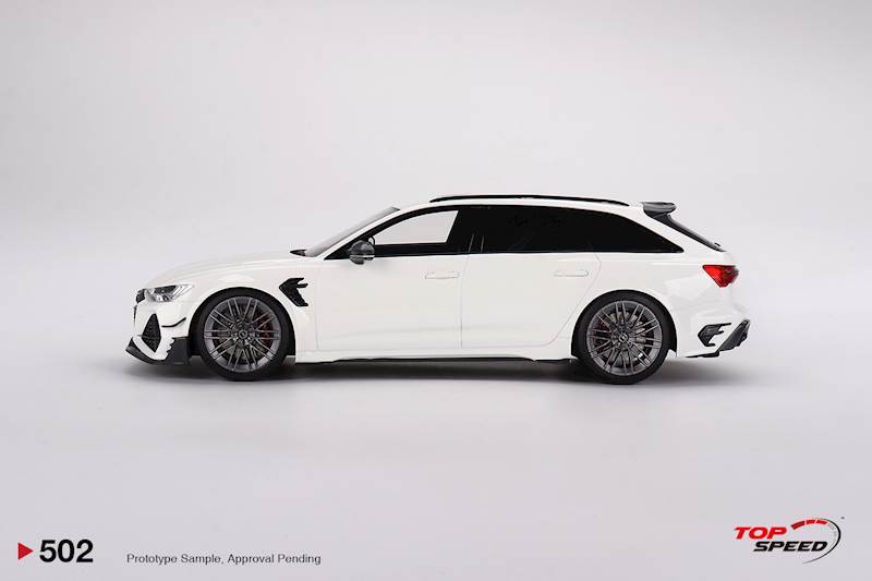 TOP SPEED 1:18 AUDI RS6-R ABT GLACIER WHITE METALLIC 2023