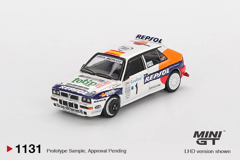 MINI GT 1:64 LANCIA DELTA HF INTEGRALE EVOLUZIONE #1 RALLYE MONTE CARLO 1993