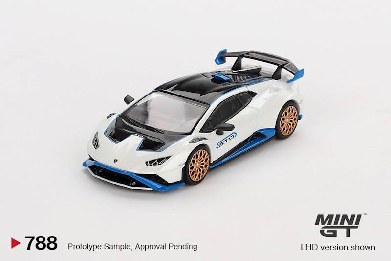 MINI GT 1:64 LAMBORGHINI HURACAN STO BIANCO ASOPO 2023