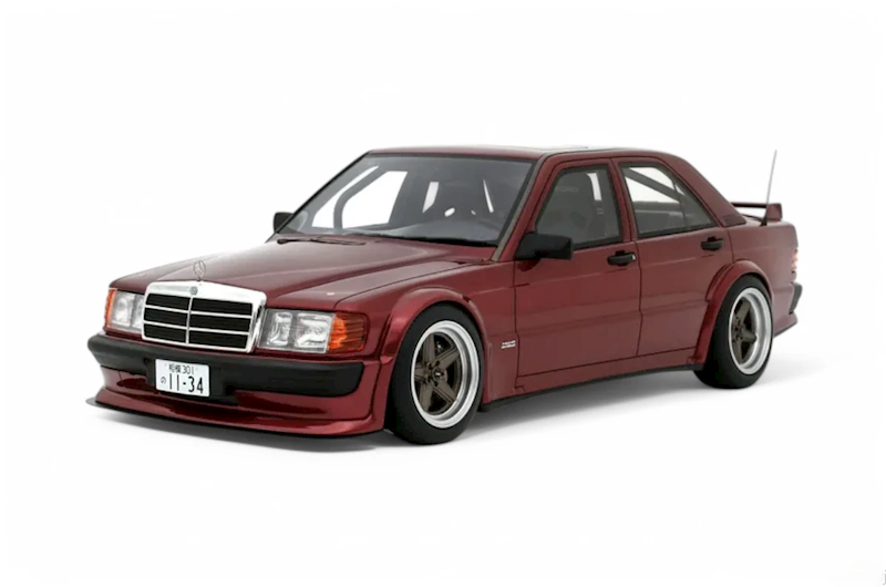 OTTO MOBILE 1:18 RAUH-WELT REPUBLIK 190E 2,5-16 ALMANDINE RED 512 2016