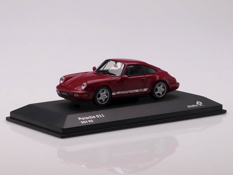 SOLIDO 1:43 PORSCHE 964 RS 1992 RED