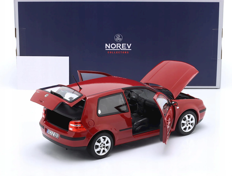 NOREV 1:18 VOLKSWAGEN GOLF IV 4 2002 RED
