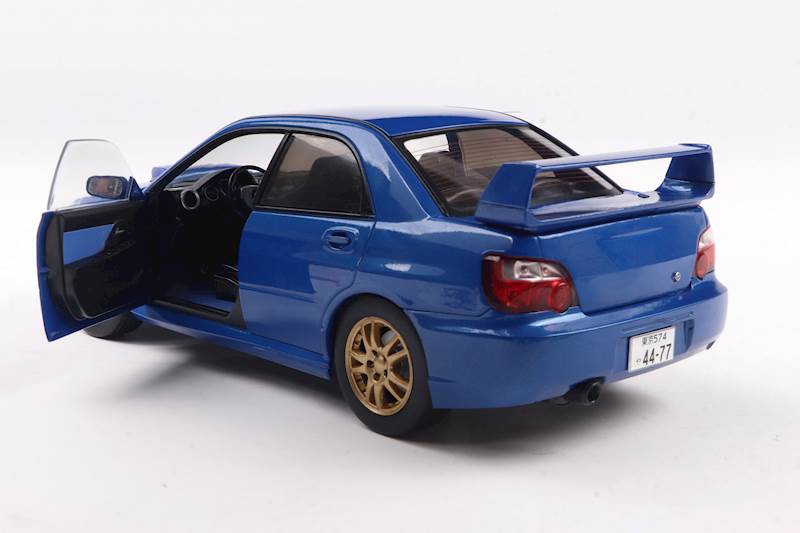 SOLIDO 1:18 SUBARU IMPREZA WRX STI SONIC BLUE 2003