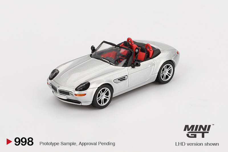 MINI GT 1:64 BMW Z8 TITANIUM SILVER 2003