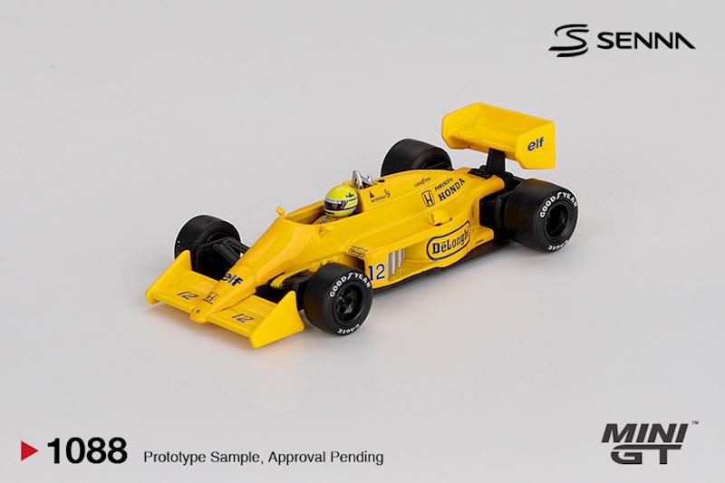 MINI GT 1:64 LOTUS 99T #12 MONACO GRAND PRIX WINNER 1987 AYRTON SENNA