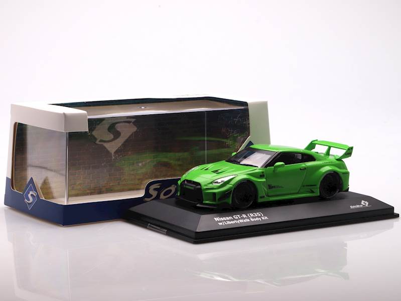 SOLIDO 1:43 NISSAN GT-R R35 LBWK 2020 GREEN