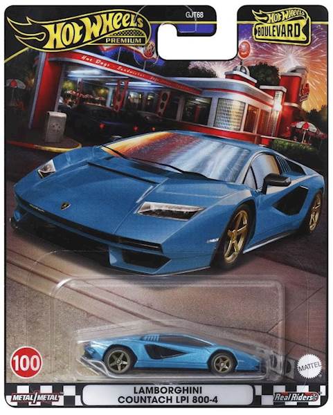 HOT WHEELS PREMIUM BOULEVARD LAMBORGHINI COUNTACH LPI 800-4