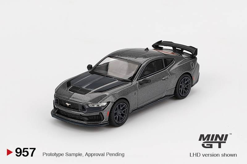 MINI GT 1:64 FORD MUSTANG DARK HORSE 2024 CARBONIZED GRAY