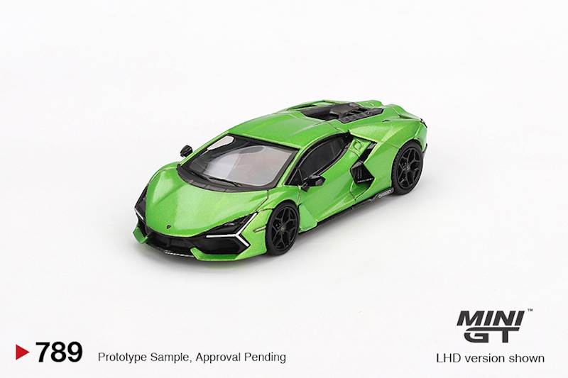 MINI GT 1:64 LAMBORGHINI REVUELTO VERDE SELVANS 2024