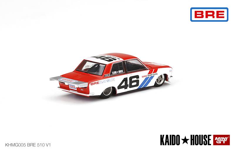 KAIDO HOUSE X MINI GT 1:64 DATSUN 510 PRO STREET BRE510 V1